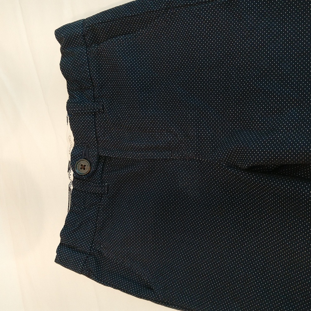 Mango Kids Dark Blue Polka Dot   Patterned Regular Fit Dress Pants. 5 -6yrs Old